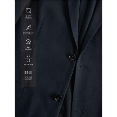 Reserved - Marynarka regular fit - granatowy - male - Size: 48 S,50 M,52 L,54 XL,56 XXL Reserved - Marynarka regular fit - granatowy - male - Size: 48 S,50 M,52 L,54 XL,56 XXL