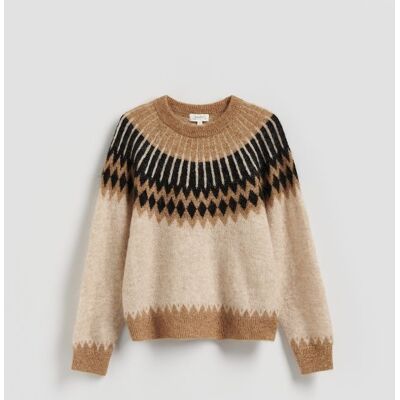 Reserved - Sweter z moherem i wełną - wielobarwny - female - Size: XS,S,M,L,XL Reserved - Sweter z moherem i wełną - wielobarwny - female - Size: XS,S,M,L,XL