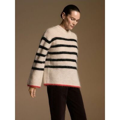 Reserved - Sweter z wełną i moherem - wielobarwny - female - Size: XS,S,M,L,XL Reserved - Sweter z wełną i moherem - wielobarwny - female - Size: XS,S,M,L,XL