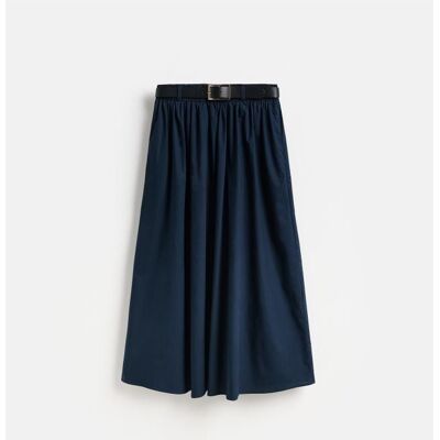 Reserved - Bawełniana spódnica midi - granatowy - female - Size: XS,S,M,L,XL,XXL Reserved - Bawełniana spódnica midi - granatowy - female - Size: XS,S,M,L,XL,XXL