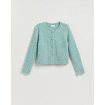 Reserved - Kardigan z wełną alpaki - jasnoturkusowy - female - Size: S,M,L,XL Reserved - Kardigan z wełną alpaki - jasnoturkusowy - female - Size: S,M,L,XL