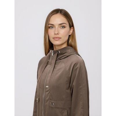 Reserved - Kurtka parka z kapturem - brązowy - female - Size: XS,S,M,L,XL,XXL Reserved - Kurtka parka z kapturem - brązowy - female - Size: XS,S,M,L,XL,XXL