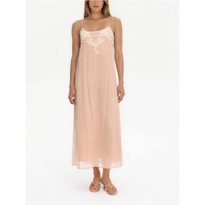 Reserved - Wiskozowa sukienka - pastelowy róż - female - Size: XS,S,M,L,XL Reserved - Wiskozowa sukienka - pastelowy róż - female - Size: XS,S,M,L,XL