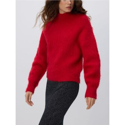 Reserved - Sweter z alpaką - czerwony - female - Size: XS,S,M,L,XL Reserved - Sweter z alpaką - czerwony - female - Size: XS,S,M,L,XL