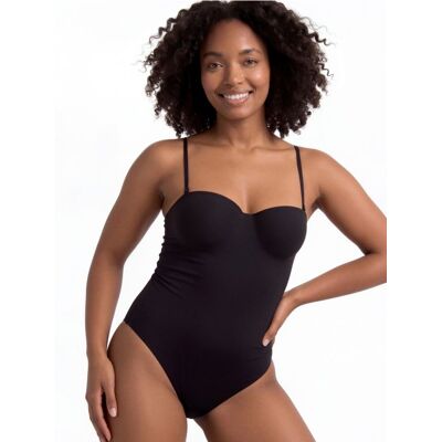 Reserved - Body z modulowanymi miseczkami - czarny - female - Size: 70B,75B,75C,75D,80B,80C,80D,85C,85D Reserved - Body z modulowanymi miseczkami - czarny - female - Size: 70B,75B,75C,75D,80B,80C,80D,85C,85D
