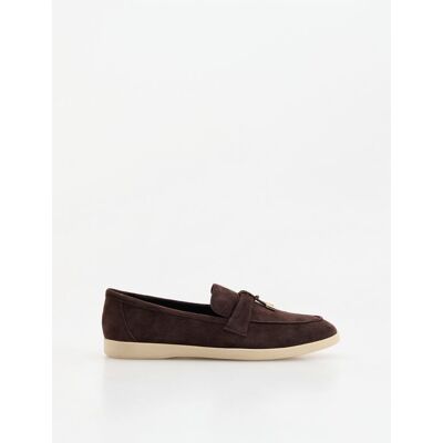 Reserved - Loafersy ze skóry owczej - ciemnobrązowy - female - Size: 35,36,37,38,39,40,41,42 Reserved - Loafersy ze skóry owczej - ciemnobrązowy - female - Size: 35,36,37,38,39,40,41,42