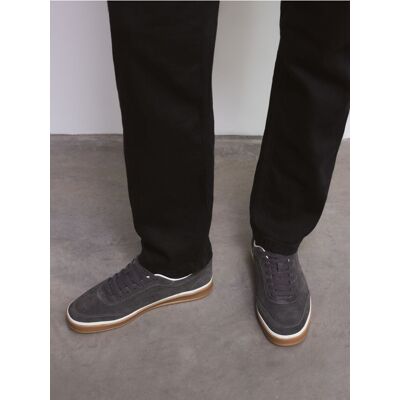 Reserved - Zamszowe sneakersy - szary - male - Size: 41,42,43,44,45 Reserved - Zamszowe sneakersy - szary - male - Size: 41,42,43,44,45