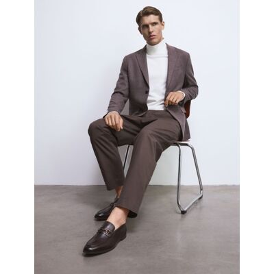 Reserved - Skórzane loafersy - ciemnobrązowy - male - Size: 41,42,43,44,45 Reserved - Skórzane loafersy - ciemnobrązowy - male - Size: 41,42,43,44,45