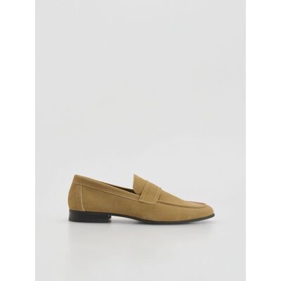 Reserved - Zamszowe loafersy - beżowy - male - Size: 41,42,43,44,45 Reserved - Zamszowe loafersy - beżowy - male - Size: 41,42,43,44,45