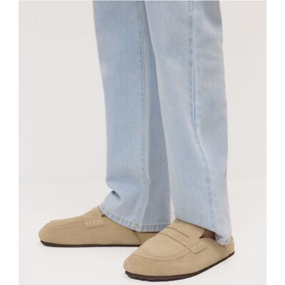 Reserved - Zamszowe mule - beżowy - male - Size: 40,41,42,43,44,45 Reserved - Zamszowe mule - beżowy - male - Size: 40,41,42,43,44,45