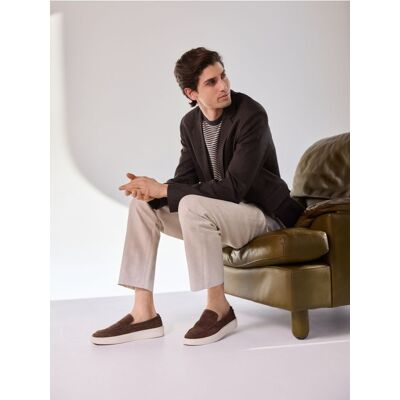 Reserved - Zamszowe loafersy - brązowy - male - Size: 40,41,42,43,44,45 Reserved - Zamszowe loafersy - brązowy - male - Size: 40,41,42,43,44,45
