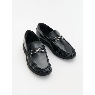 Reserved - Lakierowane loafersy - czarny - female - Size: 31,32,33,34,35,36,37,38,39 Reserved - Lakierowane loafersy - czarny - female - Size: 31,32,33,34,35,36,37,38,39