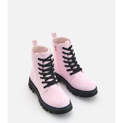 Reserved - Wzorzyste botki - pastelowy róż - female - Size: 28,29,30,31,32,33,34,35,36,37,38,39 Reserved - Wzorzyste botki - pastelowy róż - female - Size: 28,29,30,31,32,33,34,35,36,37,38,39
