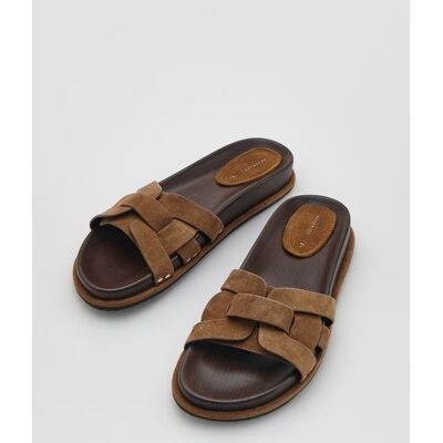 Reserved - Klapki ze skóry owczej - beżowy - female - Size: 35,36,37,38,39,40,41,42 Reserved - Klapki ze skóry owczej - beżowy - female - Size: 35,36,37,38,39,40,41,42