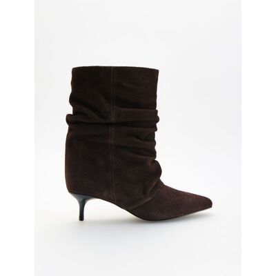 Reserved - Skórzane botki na obcasie - zielony - female - Size: 35,36,37,38,39,40,41,42 Reserved - Skórzane botki na obcasie - zielony - female - Size: 35,36,37,38,39,40,41,42