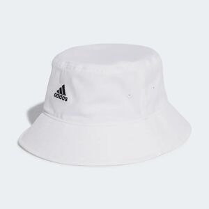 Adidas Classic Cotton Bucket Hat  - White / Black - Unisex - Size: Dzieci,Młodzież,Dorośli (S/M),Dorośli (M/L),Dorośli (L/XL)