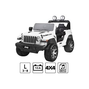 Jeep Duży dwumiejscowy Jeep Wrangler Rubicon 4x4 Biały