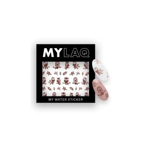 MYLAQ Naklejki na paznokcie sowy My Water Sticker – 1