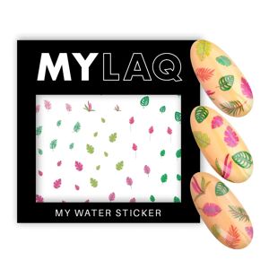 MYLAQ Naklejki wodne My Colourful Leaf Sticker