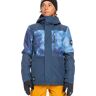 QUIKSILVER MISSION PRINTED BLOCK YOUTH INSIGNIA BLUE QUIET STORM S  - INSIGNIA BLUE QUIET STORM - unisex
