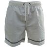 FRANKS BOARDSHORT MID WHITE EMBROIDERED M  - WHITE EMBROIDERED - male