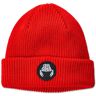 CRAB GRAB CIRCLE PATCH BEANIE RED One Size  - RED - unisex