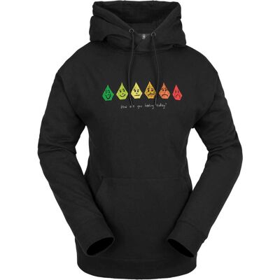 VOLCOM MELANCON HOODIE - BLACK - Woman VOLCOM MELANCON HOODIE - BLACK - Woman