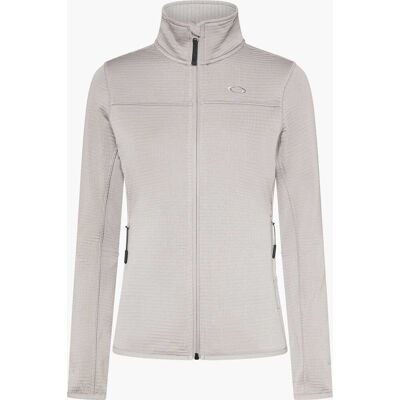 Oakley W CANOPY FULL ZIP SWEATSHIRT - CEMENT - Woman Oakley W CANOPY FULL ZIP SWEATSHIRT - CEMENT - Woman