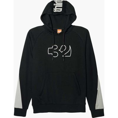 THIRTYTWO T32M TECH HOODIE - BLACK GREY - Man THIRTYTWO T32M TECH HOODIE - BLACK GREY - Man