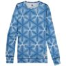 BURTON MIDWEIGHT BASE LAYER CREW WMN BLUE DAILOLA SHIBORI S  - BLUE DAILOLA SHIBORI - female