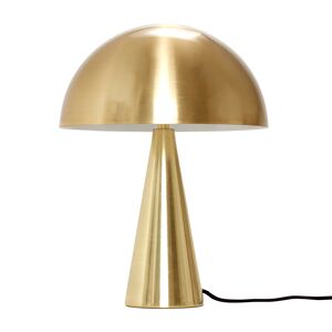 Hübsch Lampa stołowa Mush Mini metalowa złota grzybek ø25x33cm