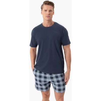 Volcano Piżama męska z szortami U-SEN - Denim - Male - Size: M Volcano Piżama męska z szortami U-SEN - Denim - Male - Size: M