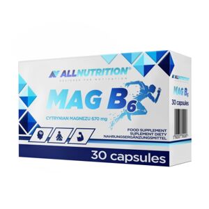 AllNutrition Magnez + B6, 30 kapsułek