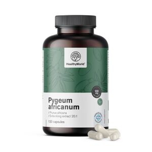 HealthyWorld® Pygeum – ekstrakt ze śliwki afrykańskiej, 120 kapsułek
