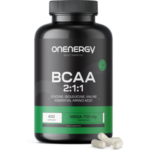 OnEnergy BCAA 3x 700mg - 1200 Kapsułek OnEnergy BCAA 3x 700mg - 1200 Kapsułek