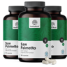 HealthyWorld® 3x Saw Palmetto – Palma sabałowa 320 mg, razem 540 kapsułek