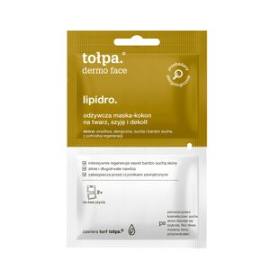 tołpa. lipidro. odżywcza maska-kokon na twarz, szyję i dekolt, 2x6 ml