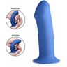 Squeeze-It Grube, elastyczne dildo