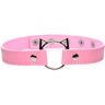 Master Series Wąski choker Kinky Kitty Ring – różowy