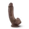 Dr Skin Dr. Skin – dildo z przyssawką Mr. Mayor 23 cm – czekoladowe