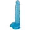 Lollicock Dildo z Jądrami 20 cm - Jagodowy Lód