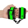 Ouch Mankiety na kostki Glow in the Dark - Neon Green/Black