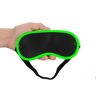 Ouch Glow in the Dark Masker - Neonowy zielony/czarny