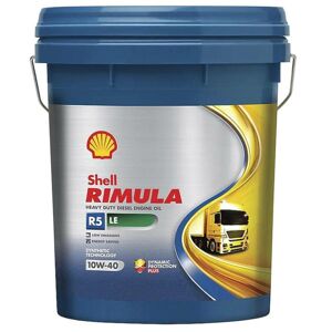 SHELL Rimula R5 LE 10W40 20L - syntetyczny olej silnikowy do samochodów ciężarowych