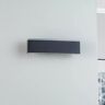 Lucande Henner kinkiet LED, czarny, 30 cm