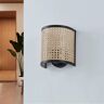 Lindby Yaelle kinkiet metal rattan