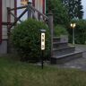 STAR TRADING Solarny słupek ogrodowy LED Pathy z numerem domu