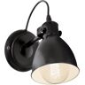 EGLO Regulowana lampa ścienna retro Priddy, czarna