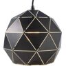 Deko-Light Lampa wisząca Asterope, okrągła Ø 25 cm, czarna