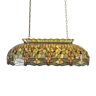 Clayre&Eef Zielona lampa wisząca Fania w stylu Tiffany